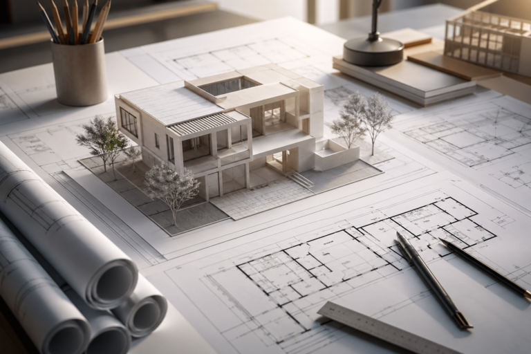planificación de planos de arquitectura